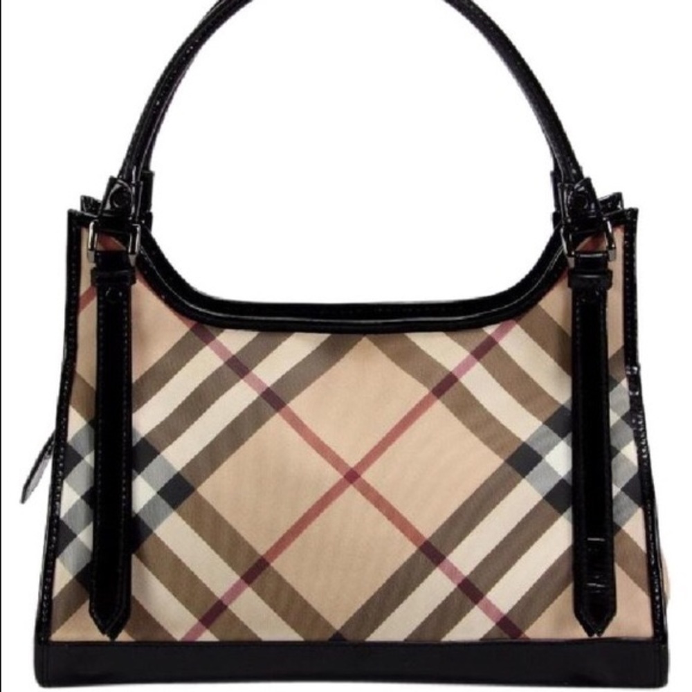 Burberry Ashmore Super Nova Patent Bag